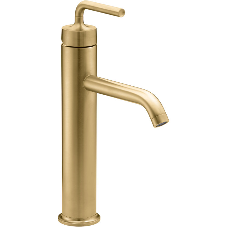 Kohler Purist Tall SingleHandle Bathroom Sink Faucet With Straight